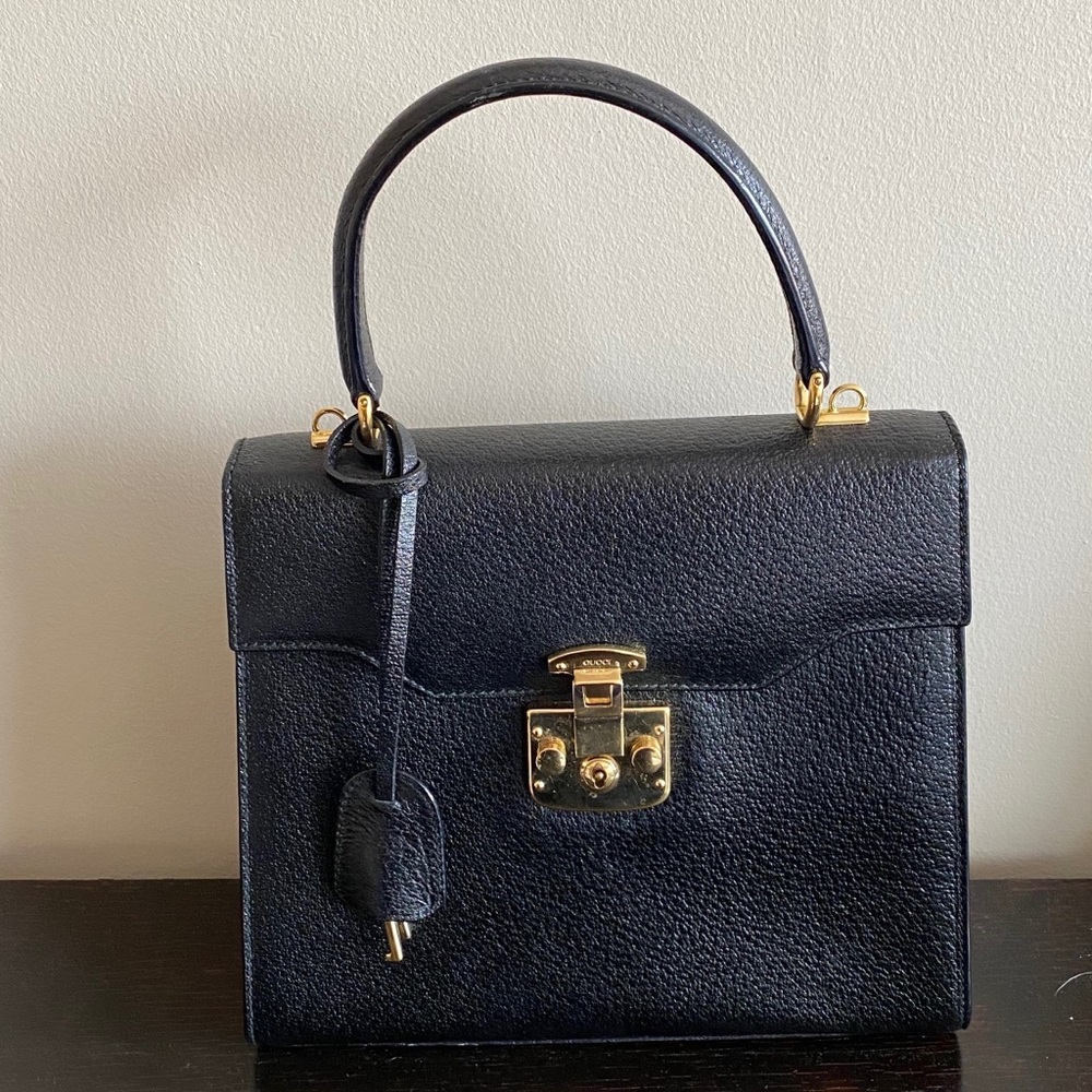 Gucci Vintage Lady Lock Handbag
